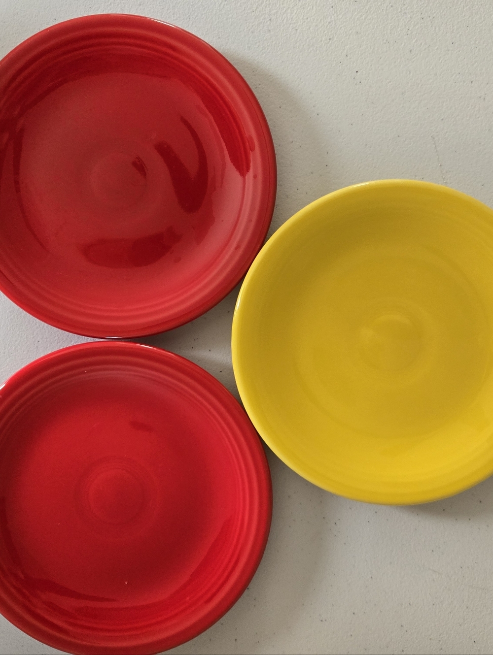 Vintage 1993 Fiesta Salad Plates Set of 3